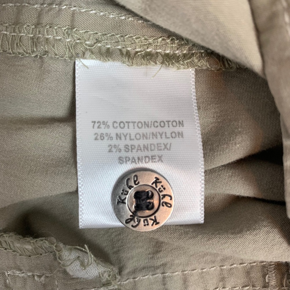 Kuhl Mova Khaki Tan Roll Up Cargo Hiking Pants Womens 14 Stretch Lightweight - Picture 7 of 14
